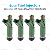 {{ 4PCS Fuel Injector Suitable For Toyota Chevy Prizm Matrix Corolla 23250-22040 }} - Buy Car Parts Online at {{ Kaka Auto Parts }}.