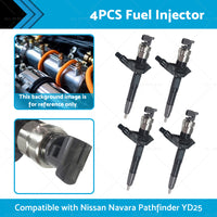 {{ 4PCS Diesel Fuel Injector Suitable for Nissan Navara Pathfinder YD25 095000-6250 }} - Buy Car Parts Online at {{ Kaka Auto Parts }}.