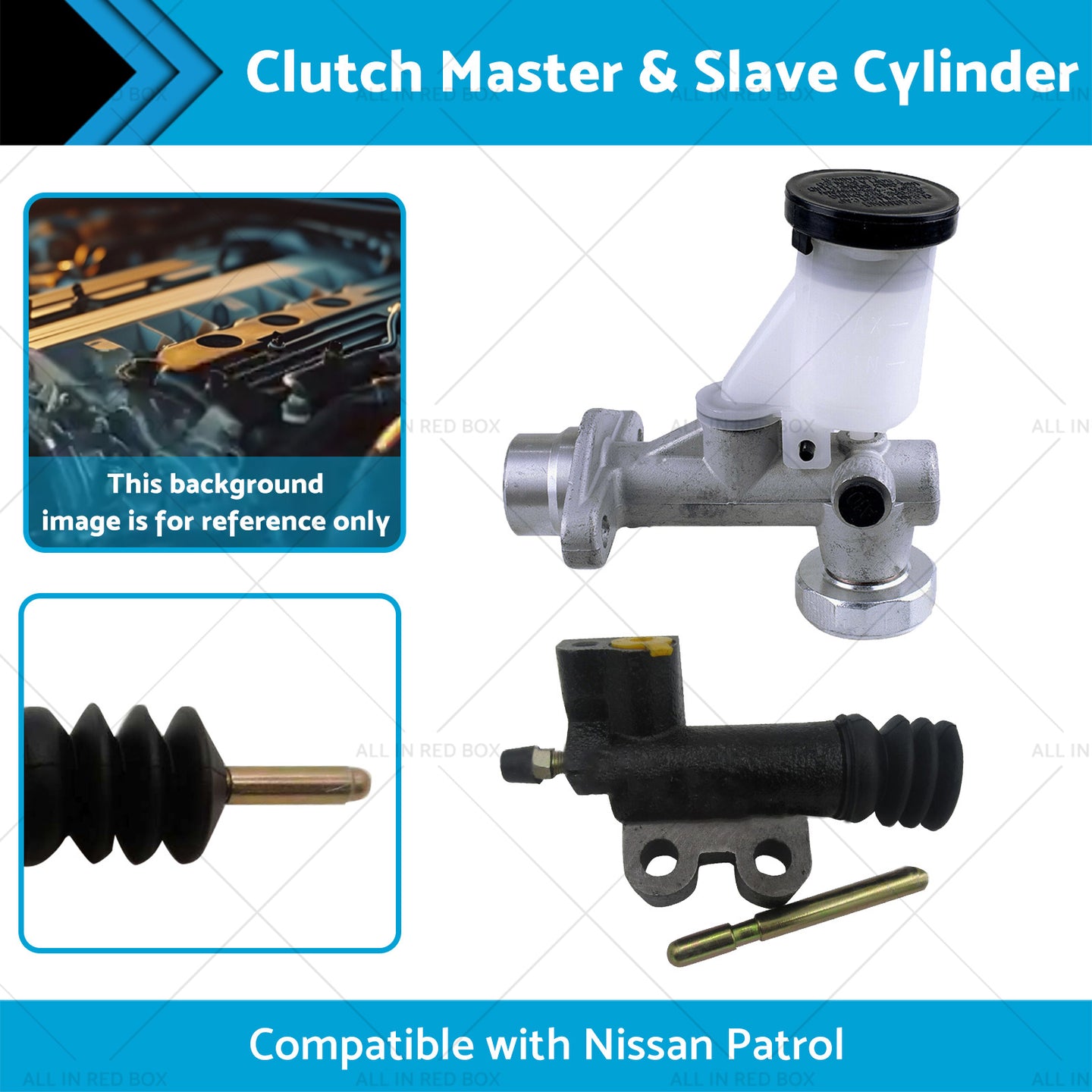 {{ Clutch Slave  and  Master  and  Booster Cylinder Suitablefor Nissan Patrol GU Y61 4. 2L }} - Buy Car Parts Online at {{ Kaka Auto Parts }}.