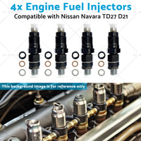 {{ 4x Engine Fuel Injectors Suitable for Nissan Navara TD27 D21 2. 7L 16600-43G23 }} - Buy Car Parts Online at {{ Kaka Auto Parts }}.