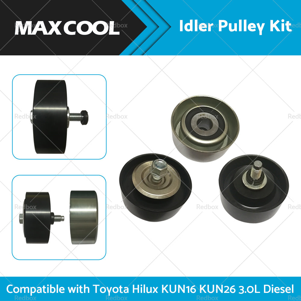 {{ Suitable for Toyota Hilux KUN16 KUN26 3. 0L Diesel 1KD-FTV 05-15 Idler Pulley Kit }} - Buy Car Parts Online at {{ Kaka Auto Parts }}.