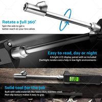 {{ 30 PSI Tire Pressure Guage Digital Car Bike Truck Air Meter Tester Tyre Gauge }} - Buy Car Parts Online at {{ Kaka Auto Parts }}.