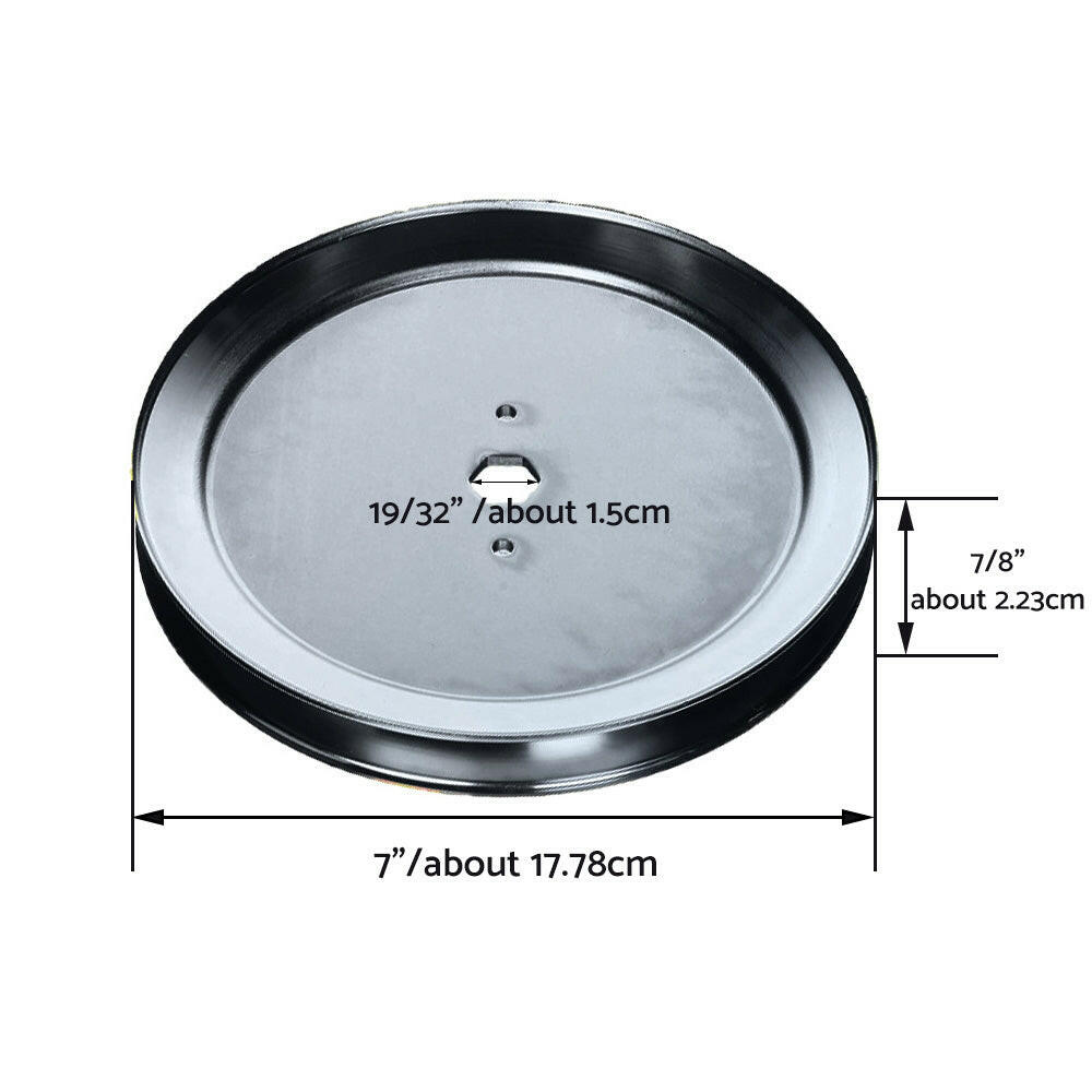 2x Blade Spindle Pulley Suitable For John Deere Sabre Mowers D105 GX20367