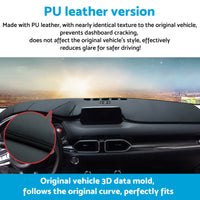 {{ Dash Mat Non-Slip Microfiber Leather Black Suitable For LDV D90 2.0L 2017-2024 }} - Buy Car Parts Online at {{ Kaka Auto Parts }}.