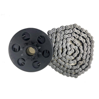 compare product Centrifugal Clutch 3 or 4 Inch Bore 10 Tooth With 420 Chain Suitable For Go-Kart 6.5HP