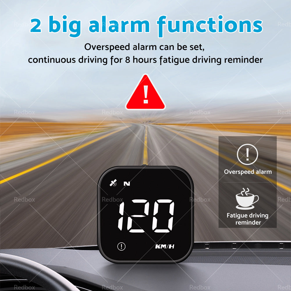 {{ HUD Head Up Display Car LED Digital GPS Speedometer Universal Overspeed Alarm }} - Buy Car Parts Online at {{ Kaka Auto Parts }}.
