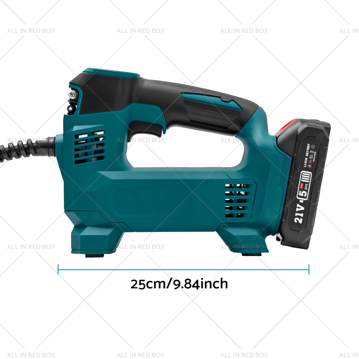 {{ Cordless Portable Tyre Inflator Pump w/ Battery Charger For Makita 18V Battery }} - Buy Car Parts Online at {{ Kaka Auto Parts }}.