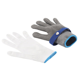 compare product Safety Stainless Steel Cut-Proof Stab-Resistant Wire Mesh Butcher Gloves