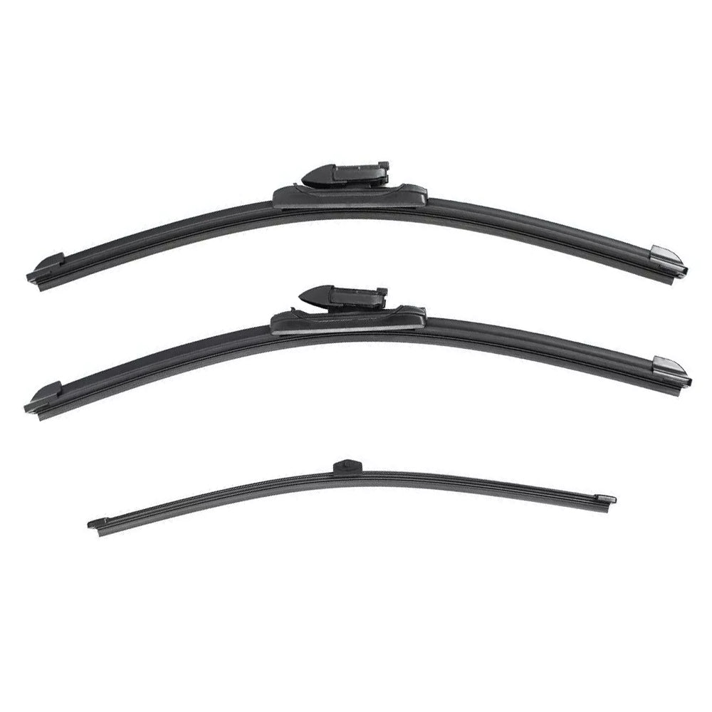 Wiper Blade Set 3pcs Suitable for Volkswagen Polo Hatch 2010–2017