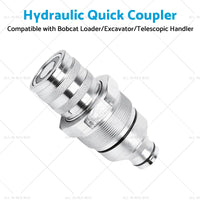 {{ Suitable For Bobcat Female Hydraulic Coupler Flat Faced Quick 7246802 FFH 48mm }} - Buy Car Parts Online at {{ Kaka Auto Parts }}.