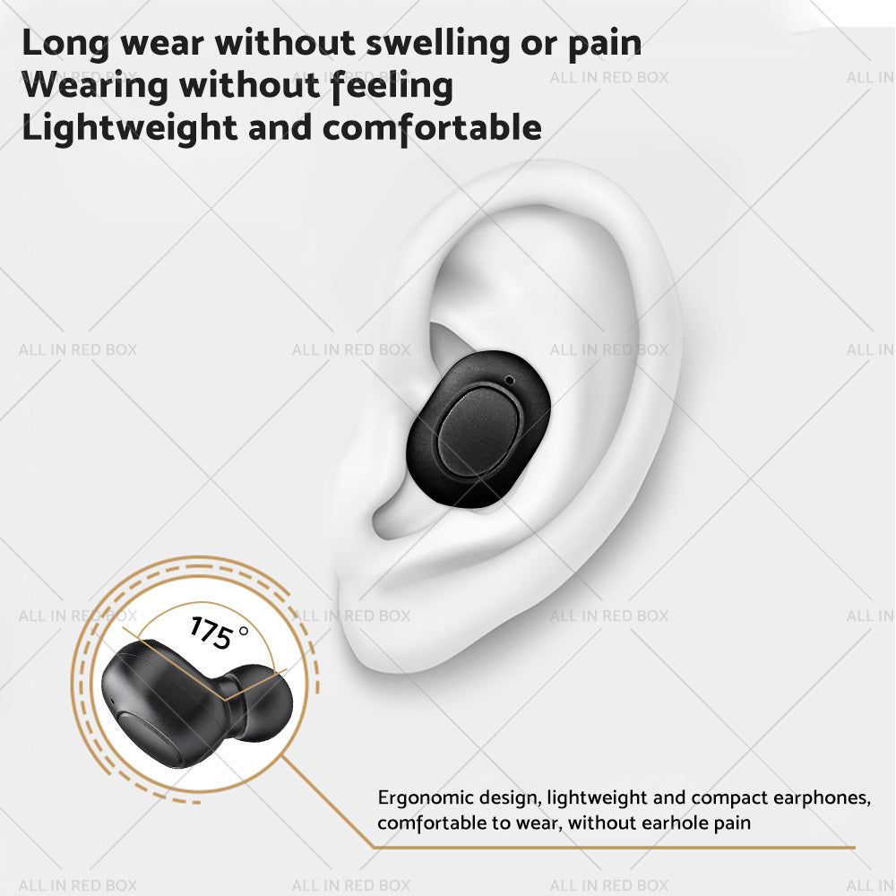 {{ 1 pair of digital rechargeable hearing aids, voice amplifier – Silver + Black, in-ear sound amplifiers }} - Buy Car Parts Online at {{ Kaka Auto Parts }}.