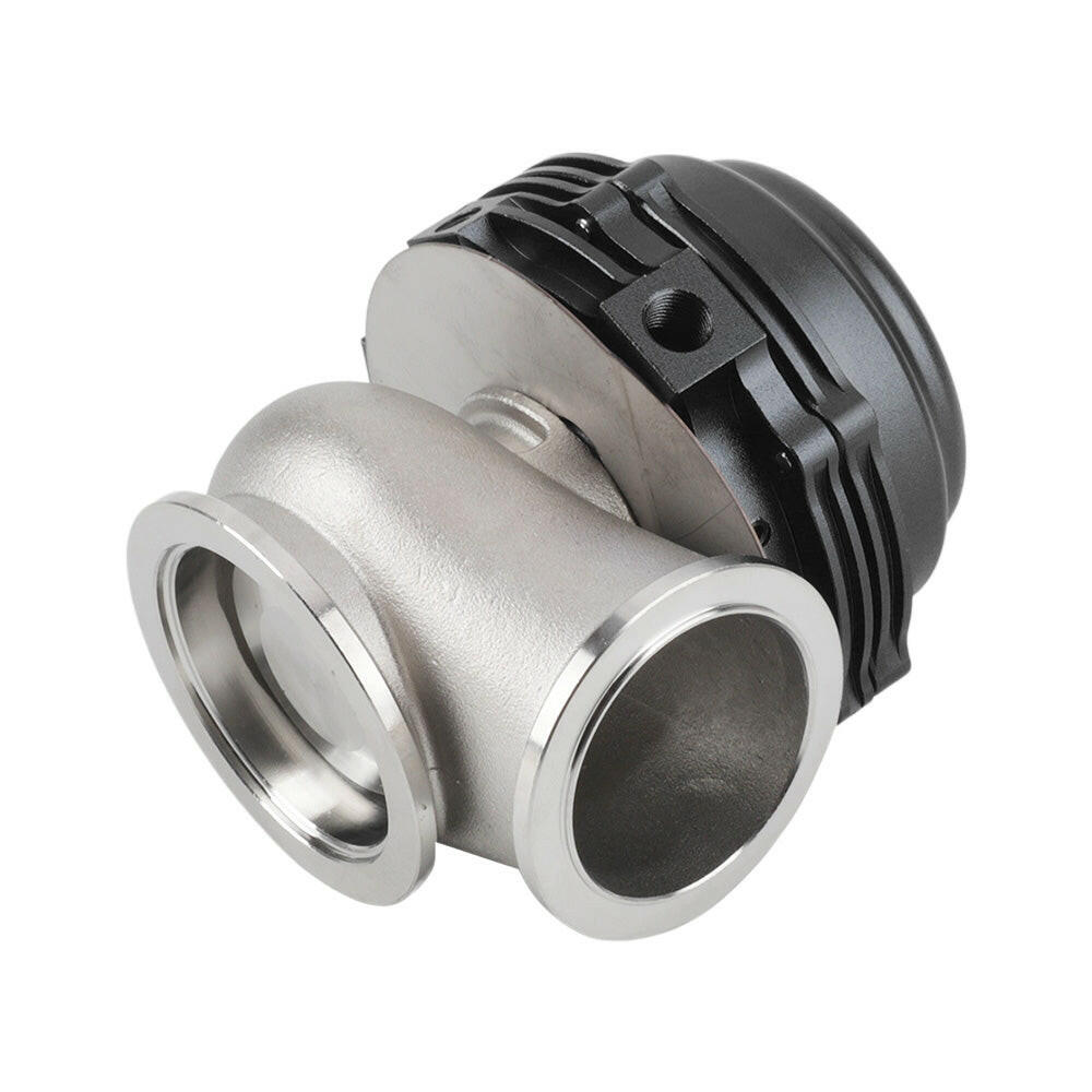 44mm Black Aluminum External Cooled Turbo Wastegate With V-Band Flanges Set