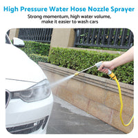 High Pressure Water Hose Nozzle Long Spray Attachment Suitable For Garden Hose & Car Wash