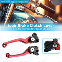 {{ Pair Pivot Brake Clutch Lever Red Suitable For Honda CRF250R CRF450R 2007-2012 }} - Buy Car Parts Online at {{ Kaka Auto Parts }}.