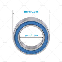 {{ 1/10x 5x8x2. 5mm Bearings PTFE Rubber Seals RC 2728 4606 5114 1213 B020 MR85-2RS }} - Buy Car Parts Online at {{ Kaka Auto Parts }}.