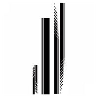 Car Side Body Sticker Vinyl Racing Stripe Decals 5x Long Hood & Roof Universal