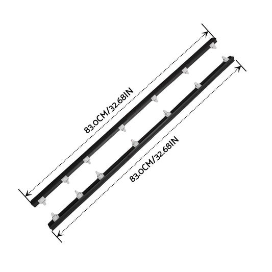 2x Front Outer Door Weatherstrips Suitable For Toyota LandCruiser 70 / 75 / 78 / 79 Series