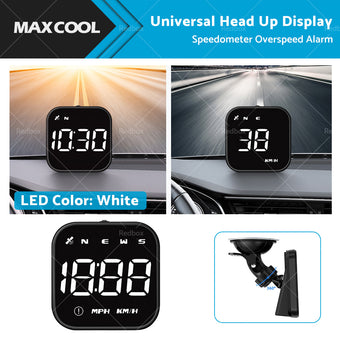 compare product HUD Head Up Display Car LED Digital GPS Speedometer Universal Overspeed Alarm