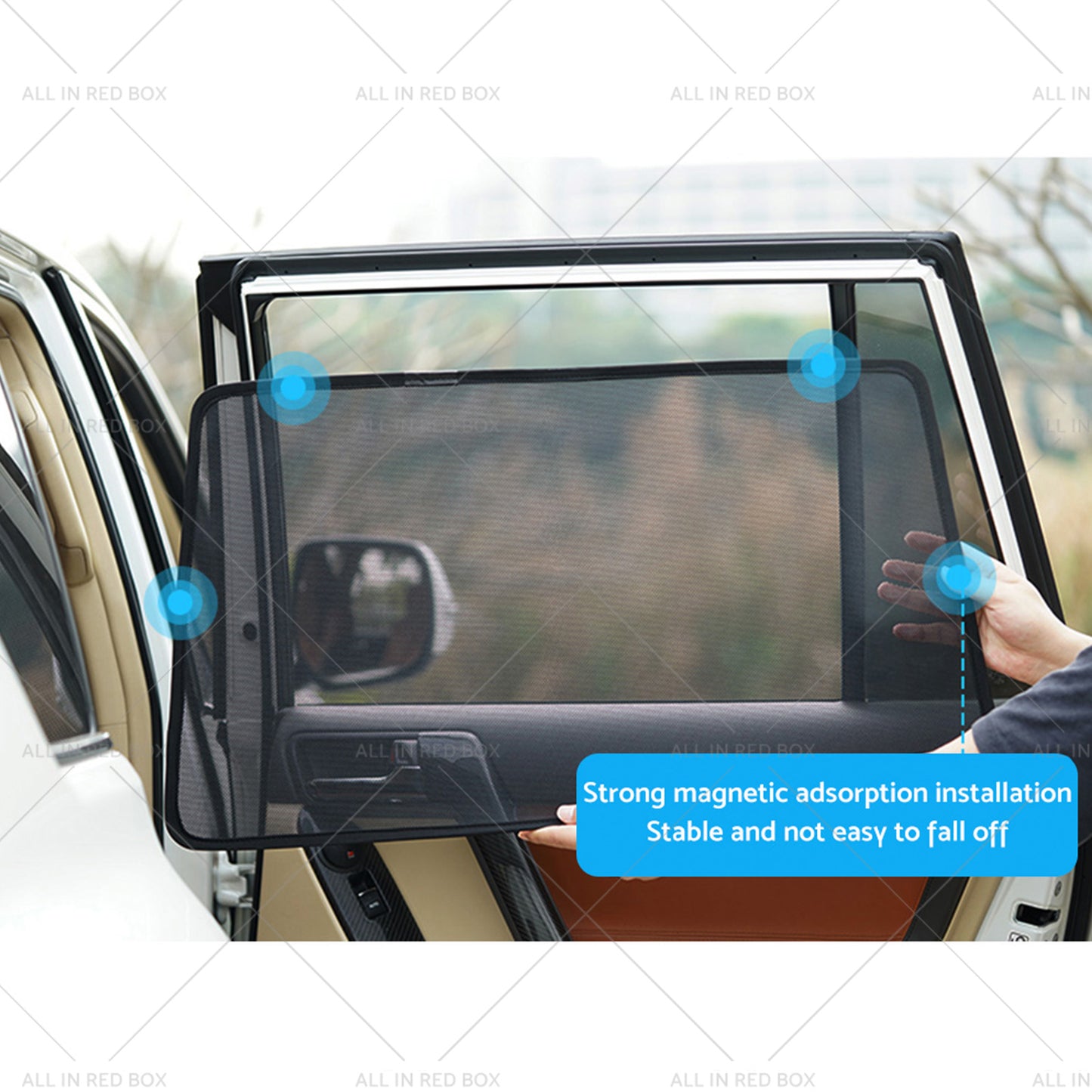 {{ Front Rear Port Window Magnetic Mesh Sun Shade Suitable for Toyota Corolla Cross }} - Buy Car Parts Online at {{ Kaka Auto Parts }}.