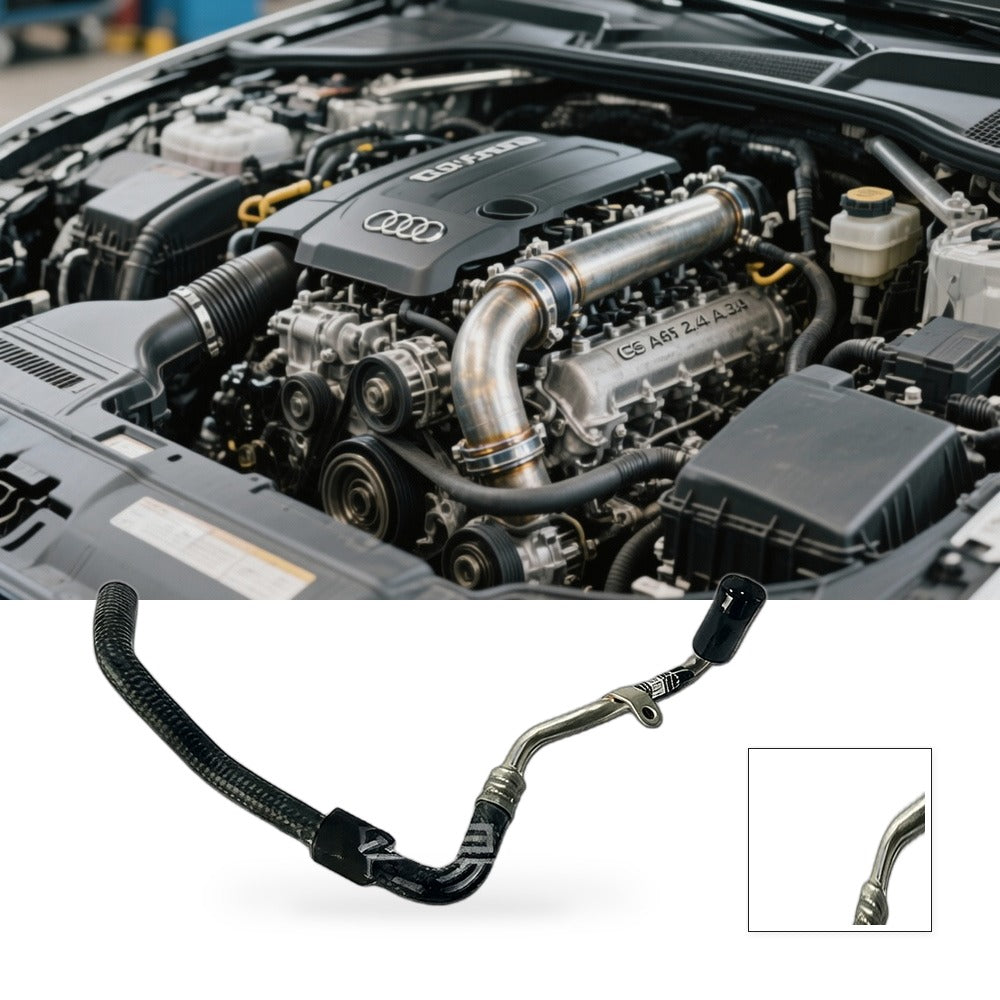 Turbocharger Oil Feed Pipe Suitable for Audi C6 A6 A4 2.0T 2.4 3.0 06D121492J - BG1