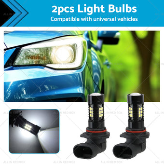 compare product 2PCS 9006 HB4 LED Fog Light 6000K White 3030 21 SMD Car Driving DRL Light Bulbs