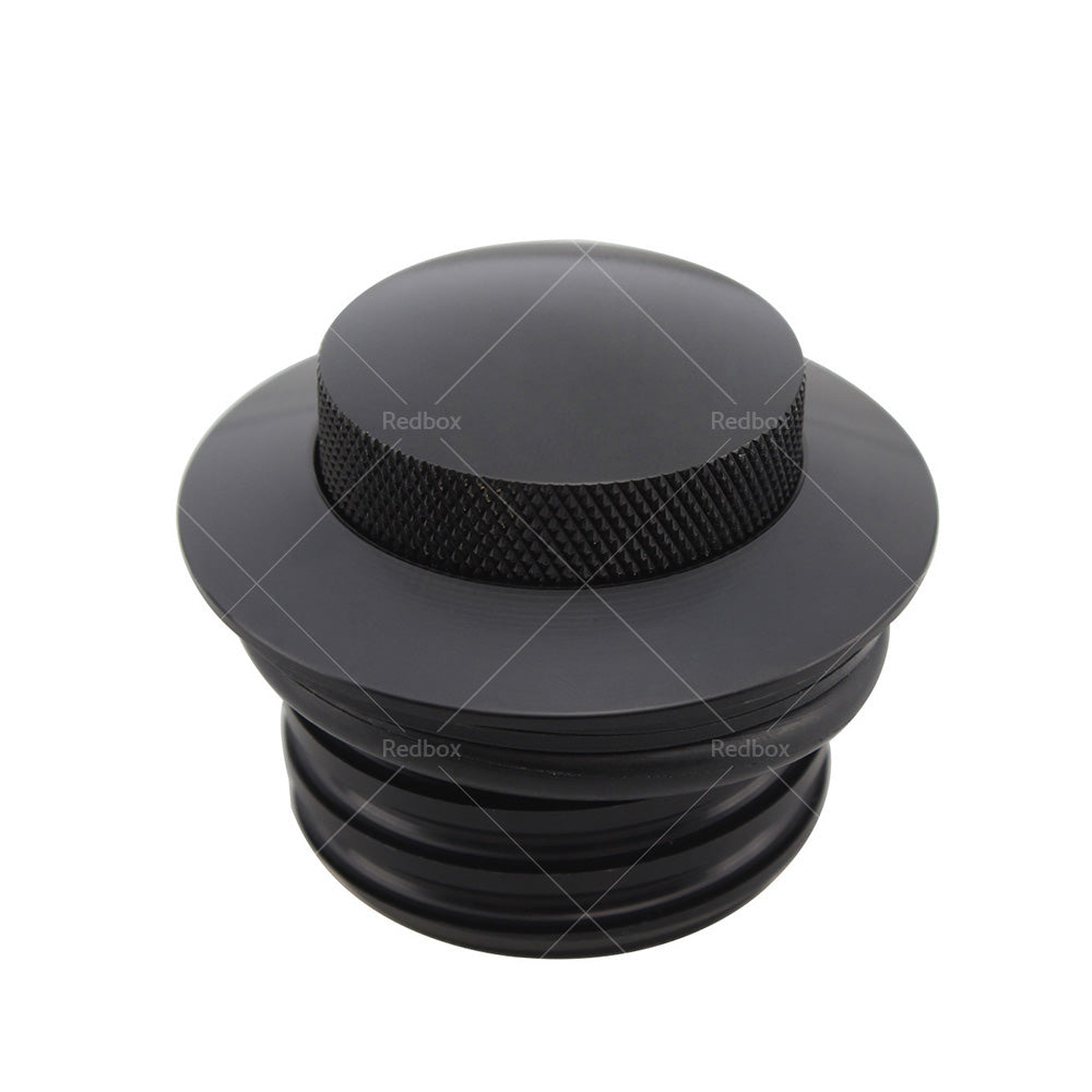 {{ Black Flush Gas Tank Cap Fuel Cover Fit For Harley Touring Sportster XL883 1200 }} - Buy Car Parts Online at {{ Kaka Auto Parts }}.