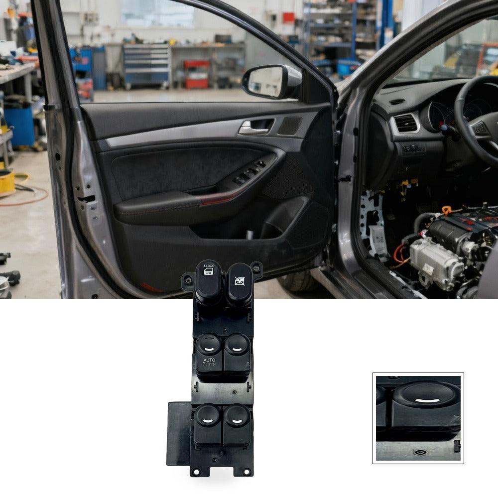 Power Window Switch Suitable for Hyundai i30 2007-2011 Left Front Door - BG1