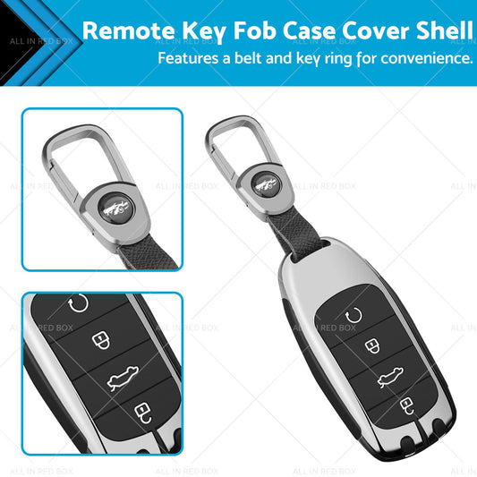 {{ Zinc Alloy Remote Key Fob Case Cover Shell Suitable For Chery Omoda 5 Black }} - Buy Car Parts Online at {{ Kaka Auto Parts }}.