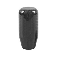 100% Real Carbon Fiber Universal Car Gear Shift Knob with Adapter Black