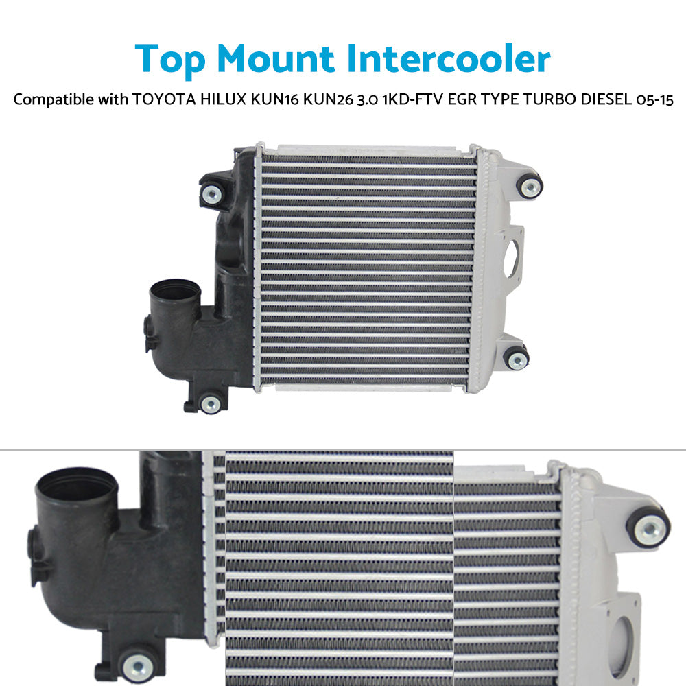 {{ INTERCOOLER SUITABLE FOR TOYOTA HILUX KUN26 KUN16 3. 0 1KD-FTV EGR TYPE TD 05-15 }} - Buy Car Parts Online at {{ Kaka Auto Parts }}.