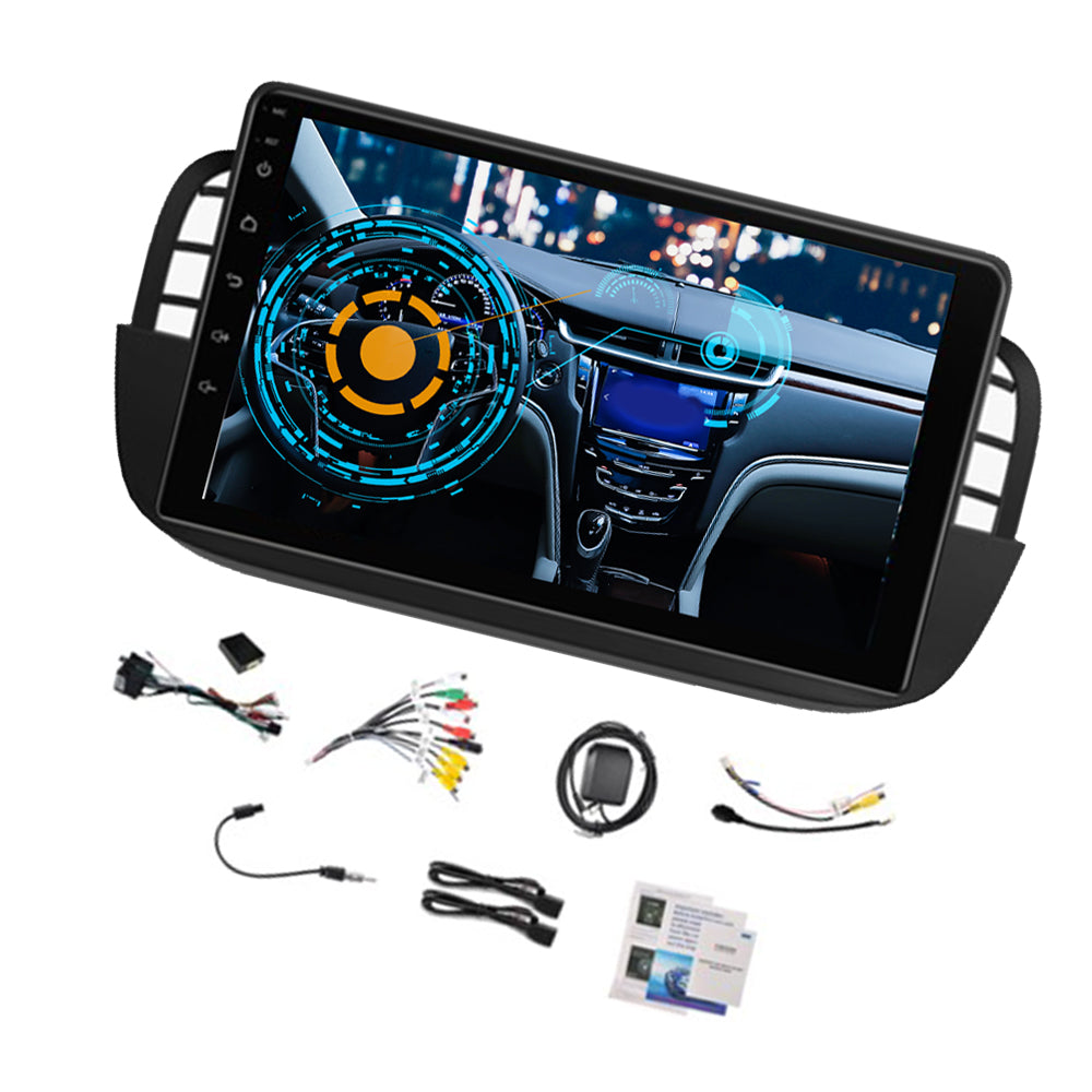 {{ Android 15 Car Stereo 2+64GB Suitable for Fiat 500 2007–2015 CarPlay GPS WIFI }} - Buy Car Parts Online at {{ Kaka Auto Parts }}.