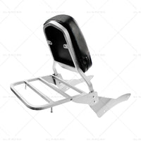 {{ Chrome Backrest Sissy Bar Luggage Rack Suitable for Yamaha Vstar 400 650 98-18 }} - Buy Car Parts Online at {{ Kaka Auto Parts }}.