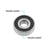 4x 6202-16-2RS Ball Bearings 16x35x11mm Double Sealed Chrome Steel Suitable For Various Applications