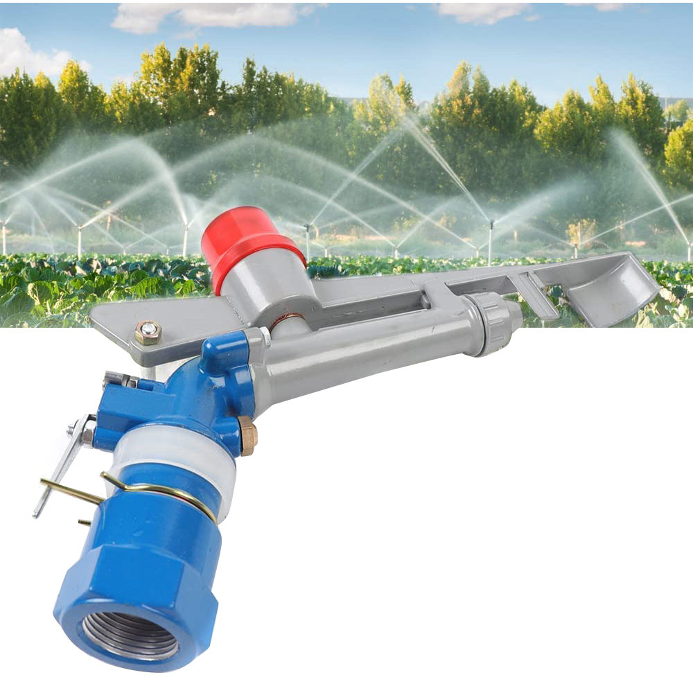 360° Angle Rotation Lawn Water Sprinkler Impact Spray Gun Suitable For Adjustable Alloy Irrigation