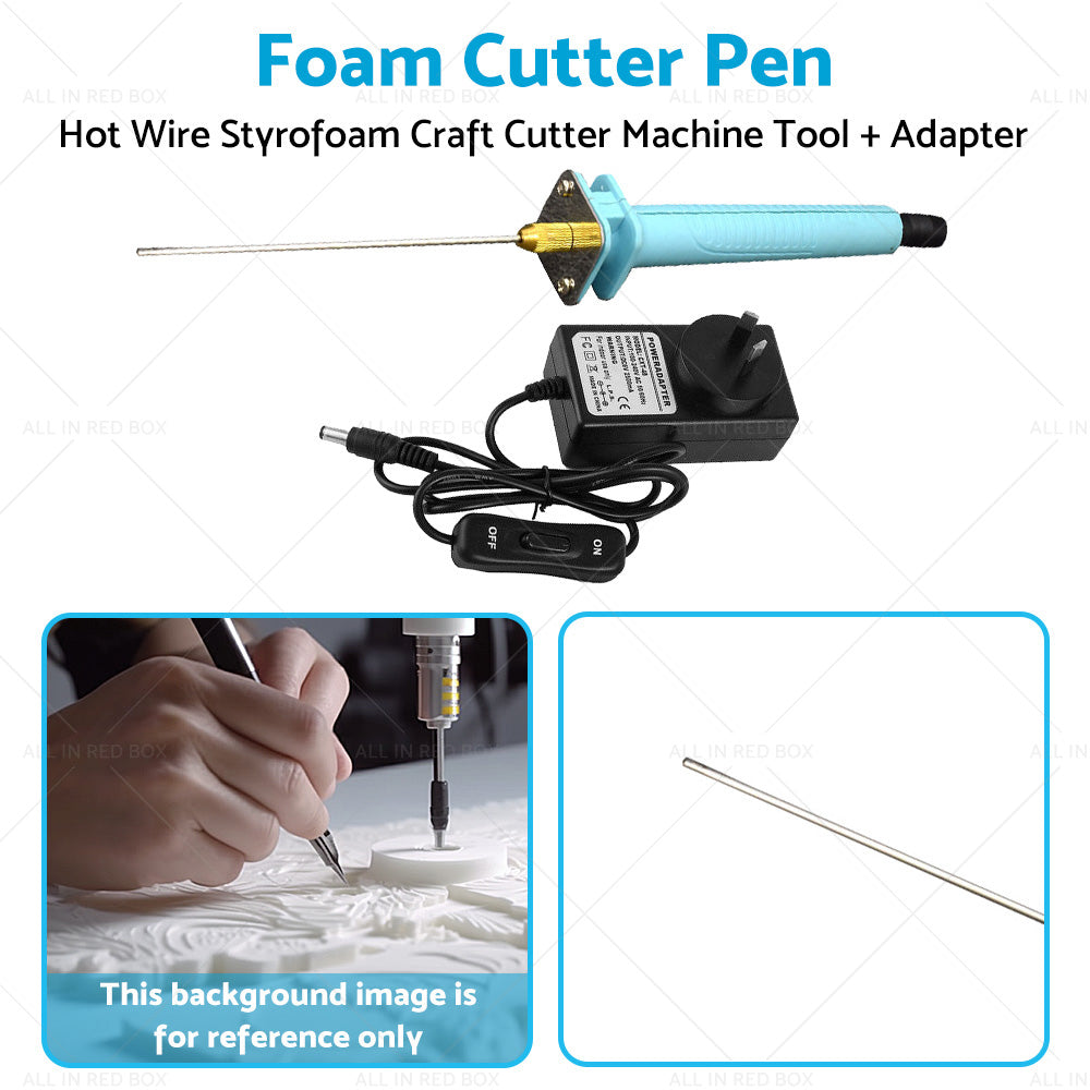 {{ Foam Cutting Pen Hot Wire Styrofoam Craft Cutter Machine Tool  Adapter AU }} - Buy Car Parts Online at {{ Kaka Auto Parts }}.