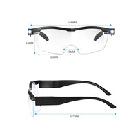 {{ Unisex Magnifying Glasses Loupes 180percent HD Vision Magnifier With LED Lighting Lamp }} - Buy Car Parts Online at {{ Kaka Auto Parts }}.