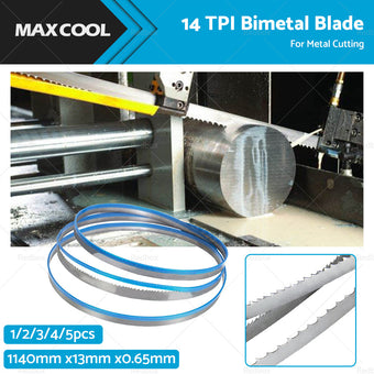 compare product BI METAL BIMETAL BAND SAW BANDSAW BLADE 1140mm x13mm x 14 TPI FOR METAL CUTTING