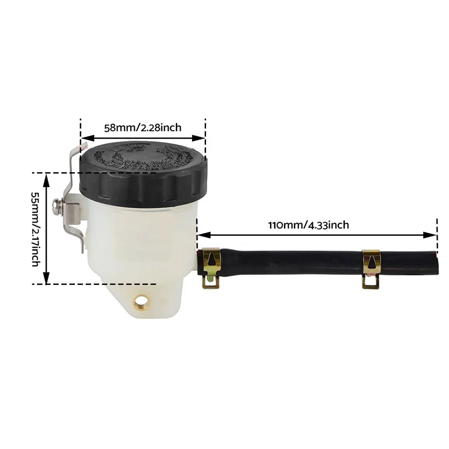 Brake Master Cylinder Reservoir Suitable For Suzuki SV650, TL1000, GSXR1000, and GSXR600