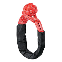 Recovery Pulley Kit Suitable For Winch Ropes 3/8 inch & 1/2 inch Soft Shackle Red & Black