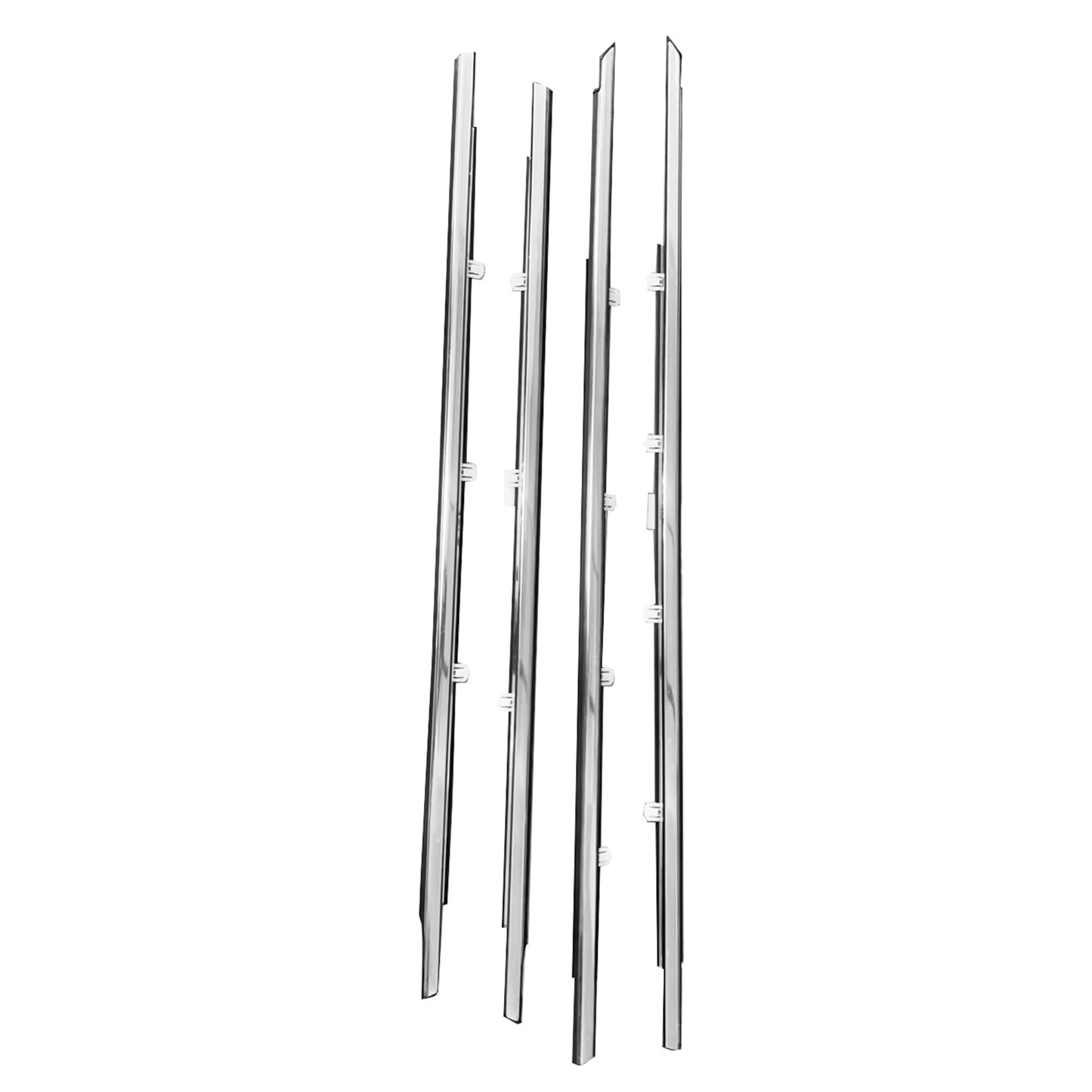 4x Window Glass Seal Weatherstrip Suitable For Honda Accord 2008-2013