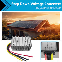 {{ Power Converter Regulator DC 24V Step Down to DC 13. 8V 40A 552W Waterproof }} - Buy Car Parts Online at {{ Kaka Auto Parts }}.