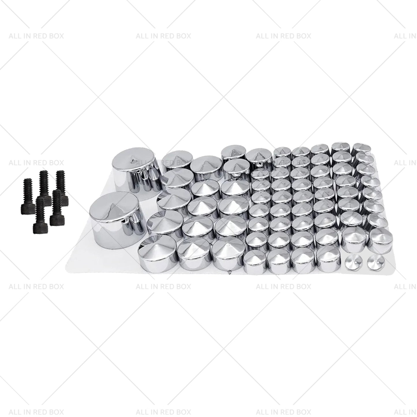 {{ Chrome Bolt Topper Cover Caps Suitable for Harley Twin Cam Softail 07-13 }} - Buy Car Parts Online at {{ Kaka Auto Parts }}.
