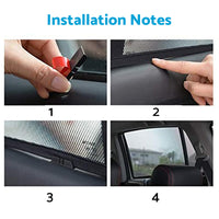 Car Window Sun Shade Magnetic Mesh Suitable For Mitsubishi Outlander 2013-2022
