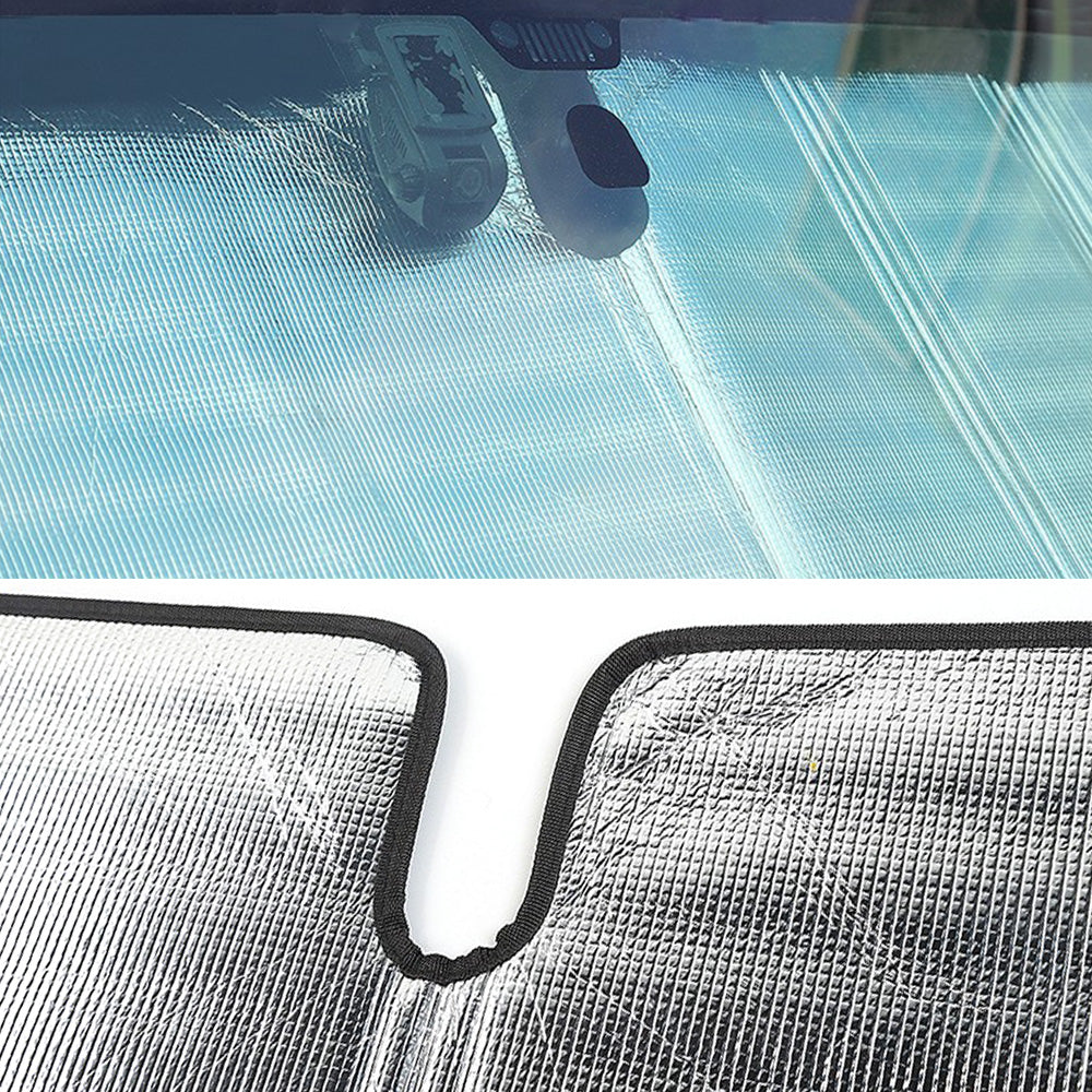 Windshield Sunshade Heat Protection Suitable For Jeep Wrangler JK JKU 2007-2018