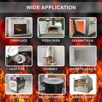 {{ Ceramic Fiber Blanket High Temperature Thermal Fireproof Insulation Mat 0. 61M*1M }} - Buy Car Parts Online at {{ Kaka Auto Parts }}.