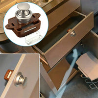 Push Button Latch Knob Catch Lock Suitable For RV Drawer Cupboard Door Caravan Cabinet