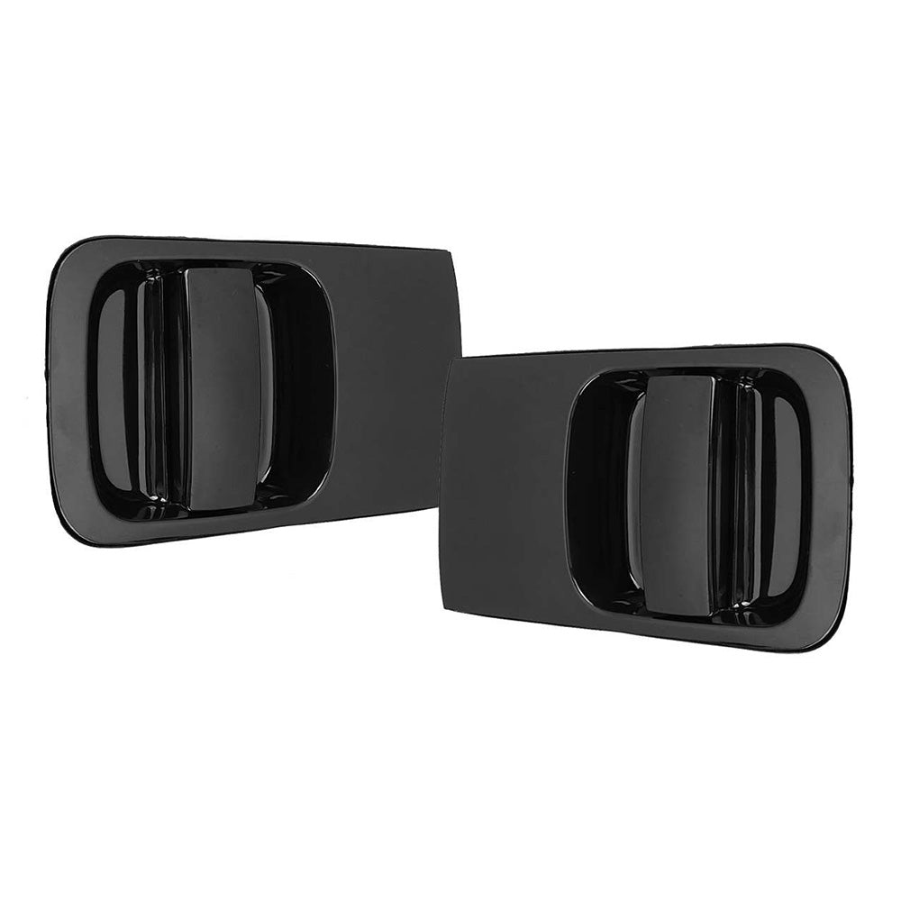 Pair LH+RH Outer Sliding Door Handle Black Fits For Hyundai ILoad IMax Van 2008-2019