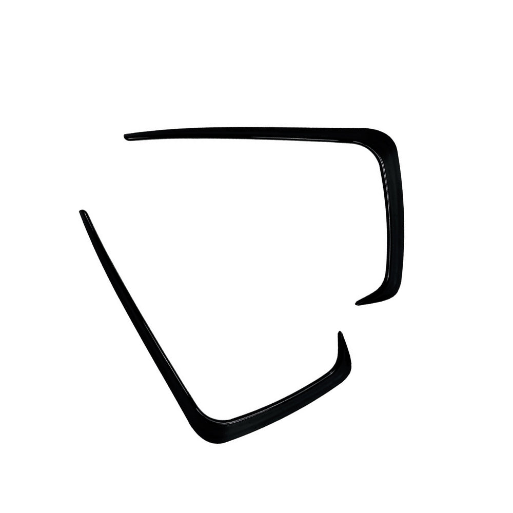 2x Gloss Black Front Side Air Vent Trims Suitable For Subaru WRX STI 2015-2017