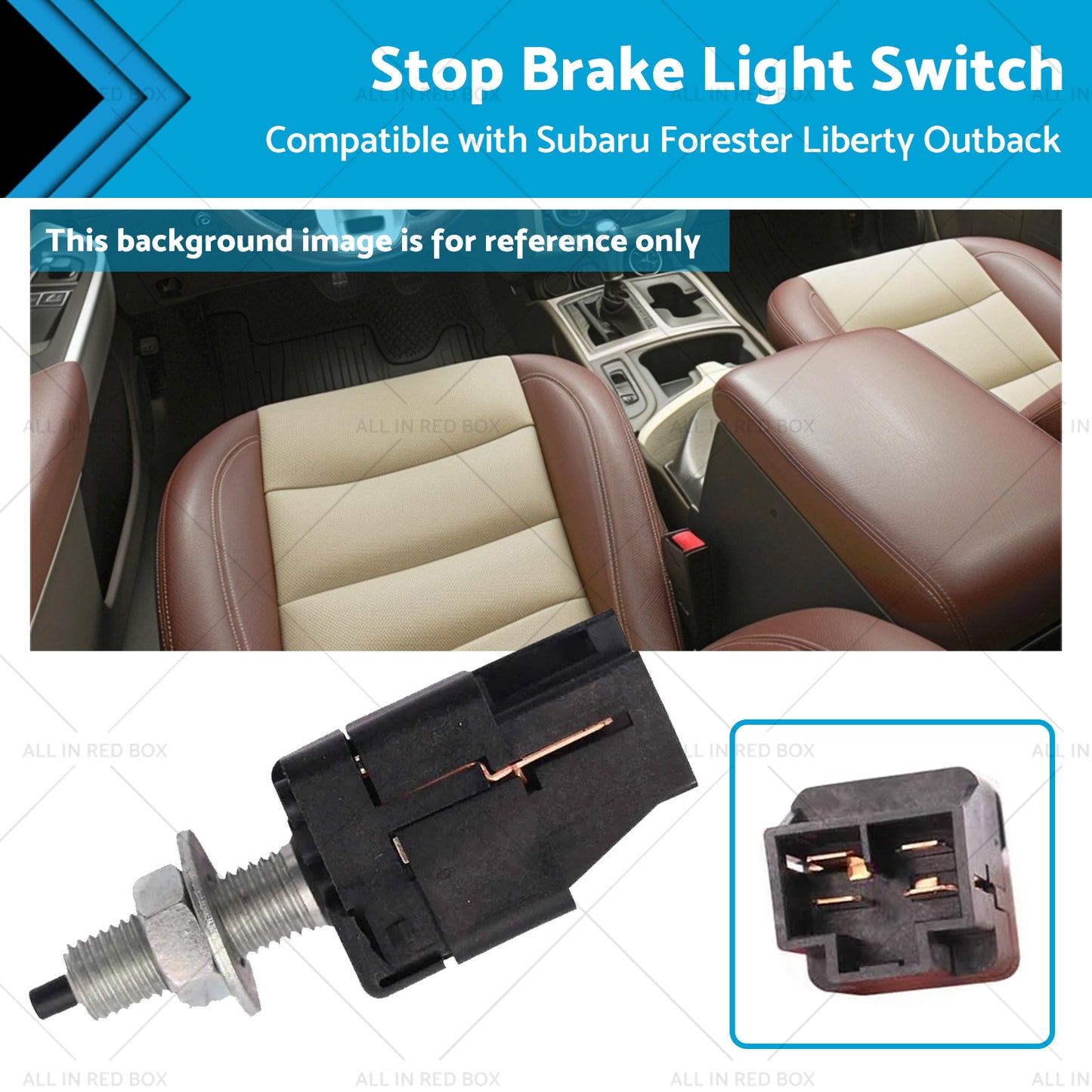{{ 83370AA001 Stop Brake Light Switch Suitable for Subaru Forester Liberty Outback }} - Buy Car Parts Online at {{ Kaka Auto Parts }}.