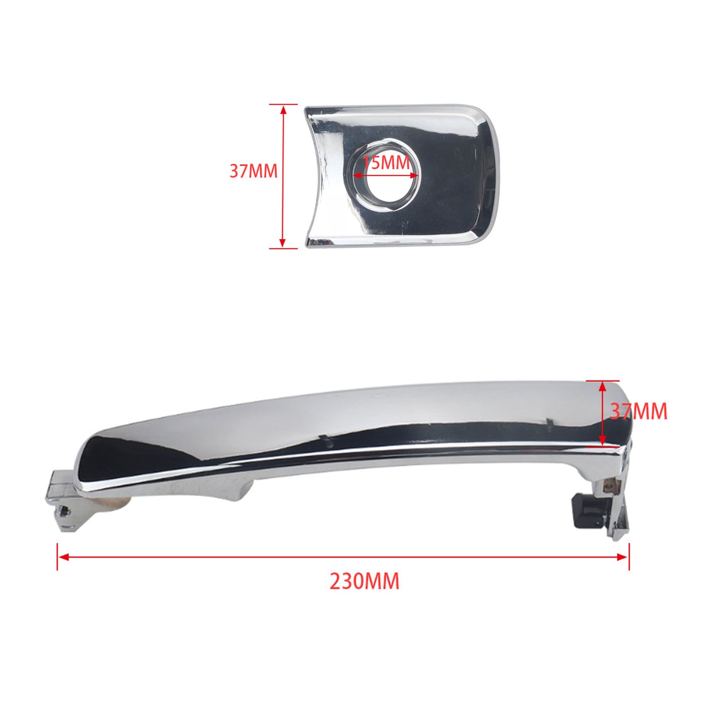 1x Front RH Exterior Door Handle Suitable For Nissan Murano Z50 3.5 VQ35DE 05-09